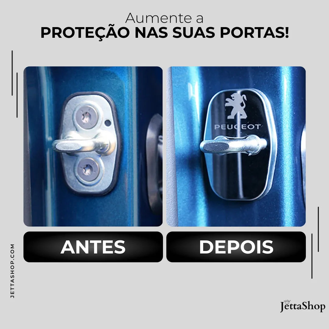 (PAGUE 2 LEVE 4) Protetor Personalizado para Trava de Porta - Jetta LockDoor™