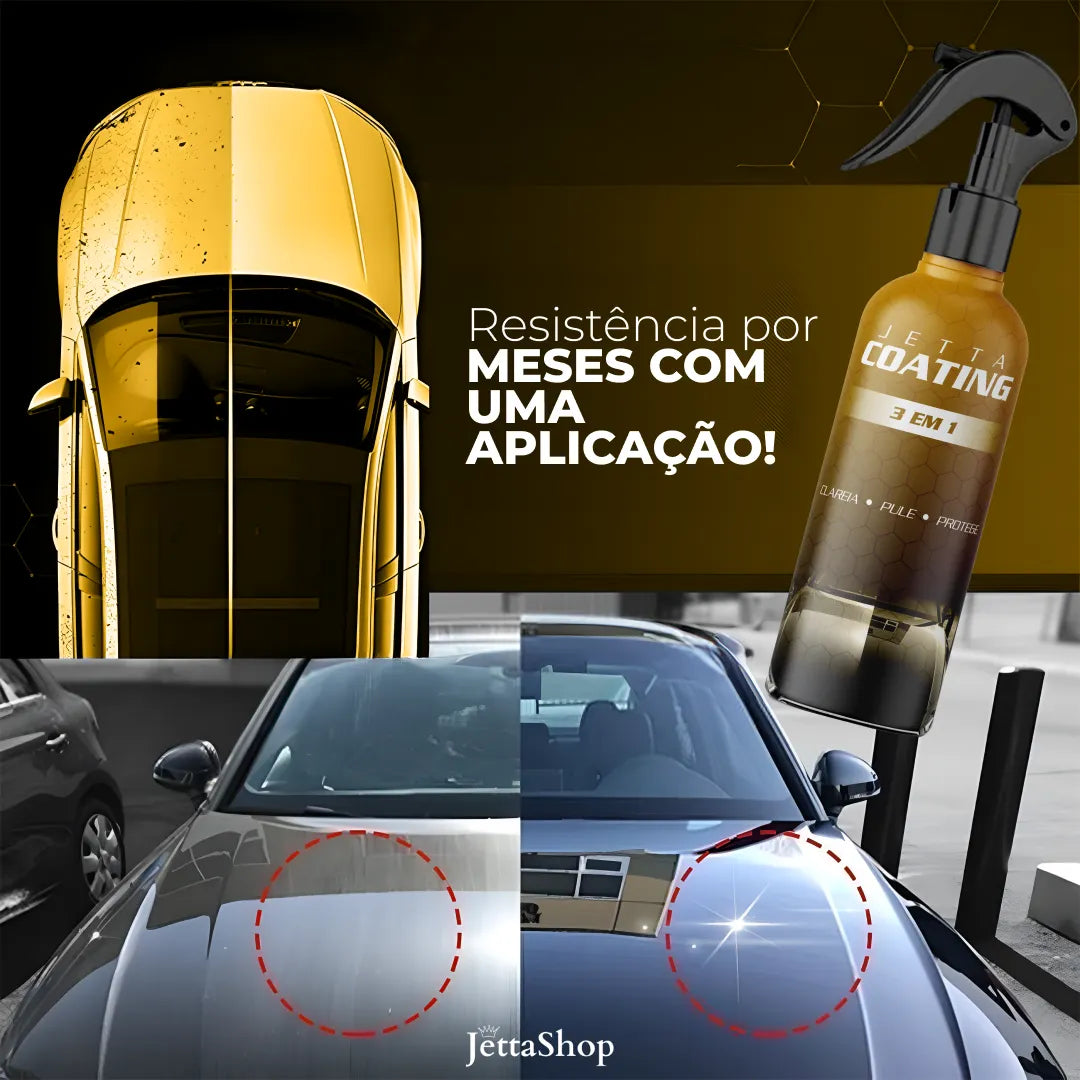 Spray de Renovação Cerâmica e Impermeabilizante 3 em 1 - Jetta Coating™ [PAGUE 1 LEVE 2]