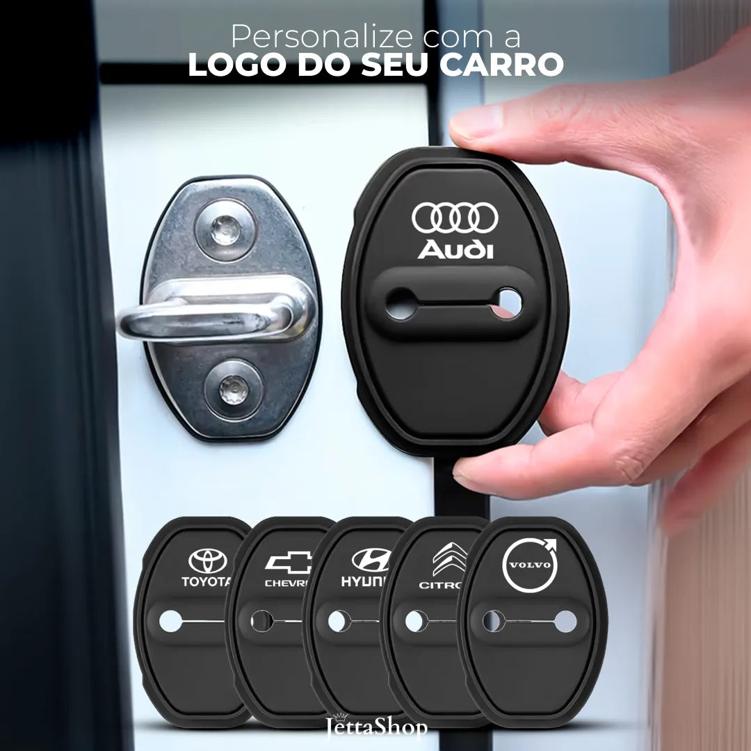 (PAGUE 2 LEVE 4) Protetor Personalizado em Silicone para Trava de Porta - Jetta LockDoor 2.0™