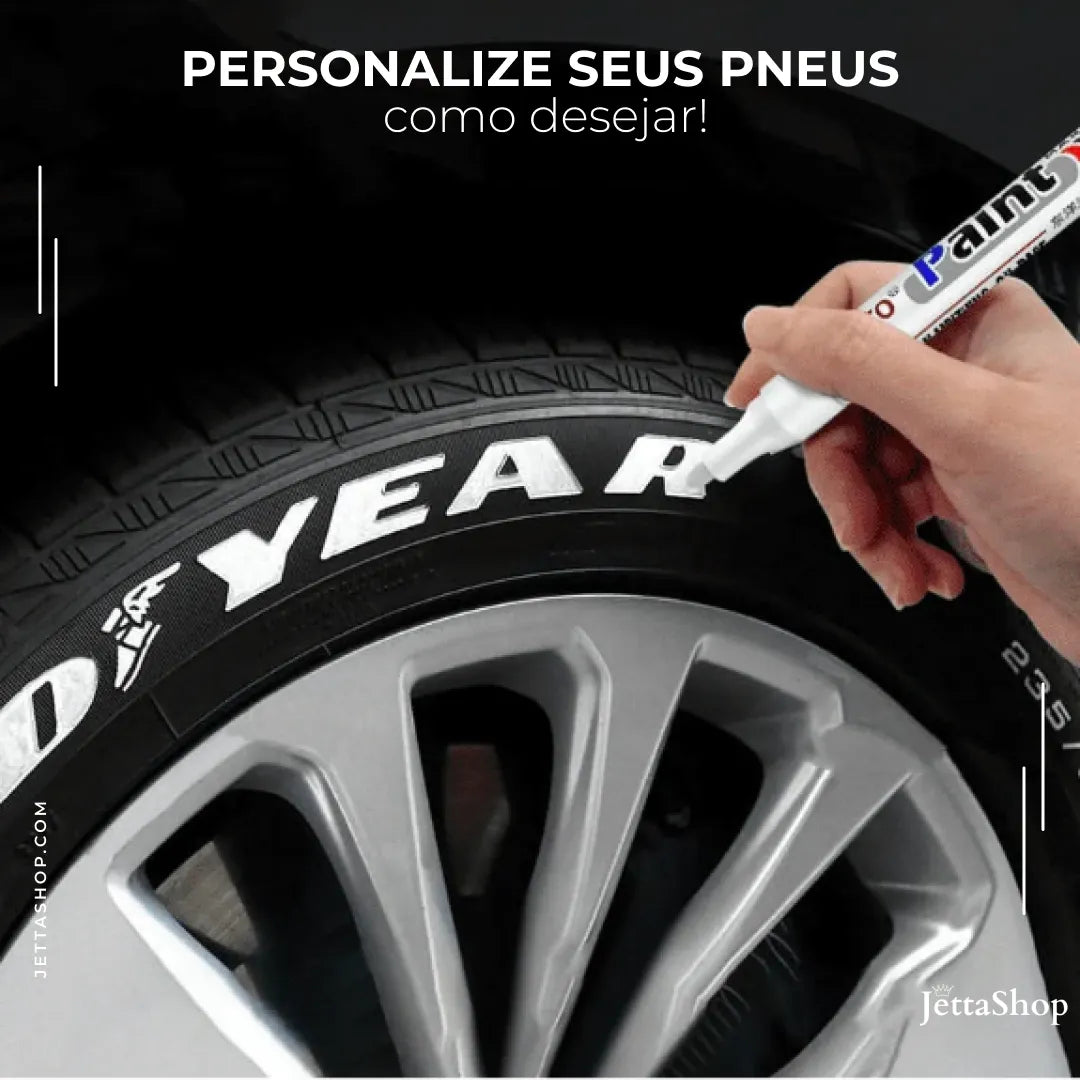 [PAGUE 2 LEVE 4] Caneta de Marcação Colorida para Pneu Automotivo - Jetta ColorPen™