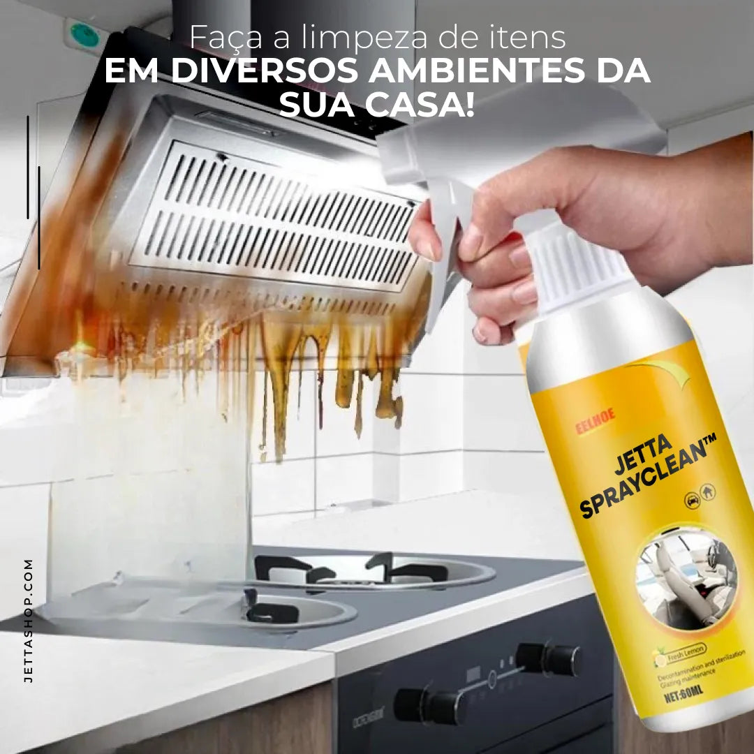 Spray de Espuma para Limpeza Automotiva - Jetta SprayClean™ [+ BRINDES EXCLUSIVOS]