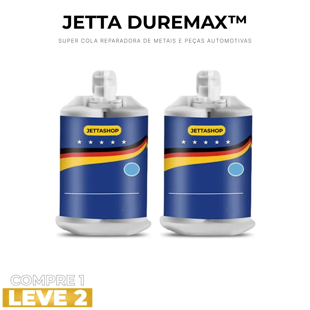[COMPRE 1 LEVE 2] Super Cola Reparadora de Metais e Peças Automotivas - Jetta DureMax™
